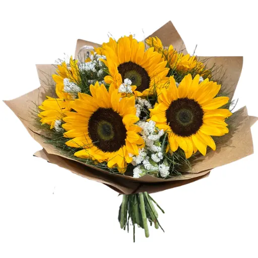 Ramo de flores girasoles